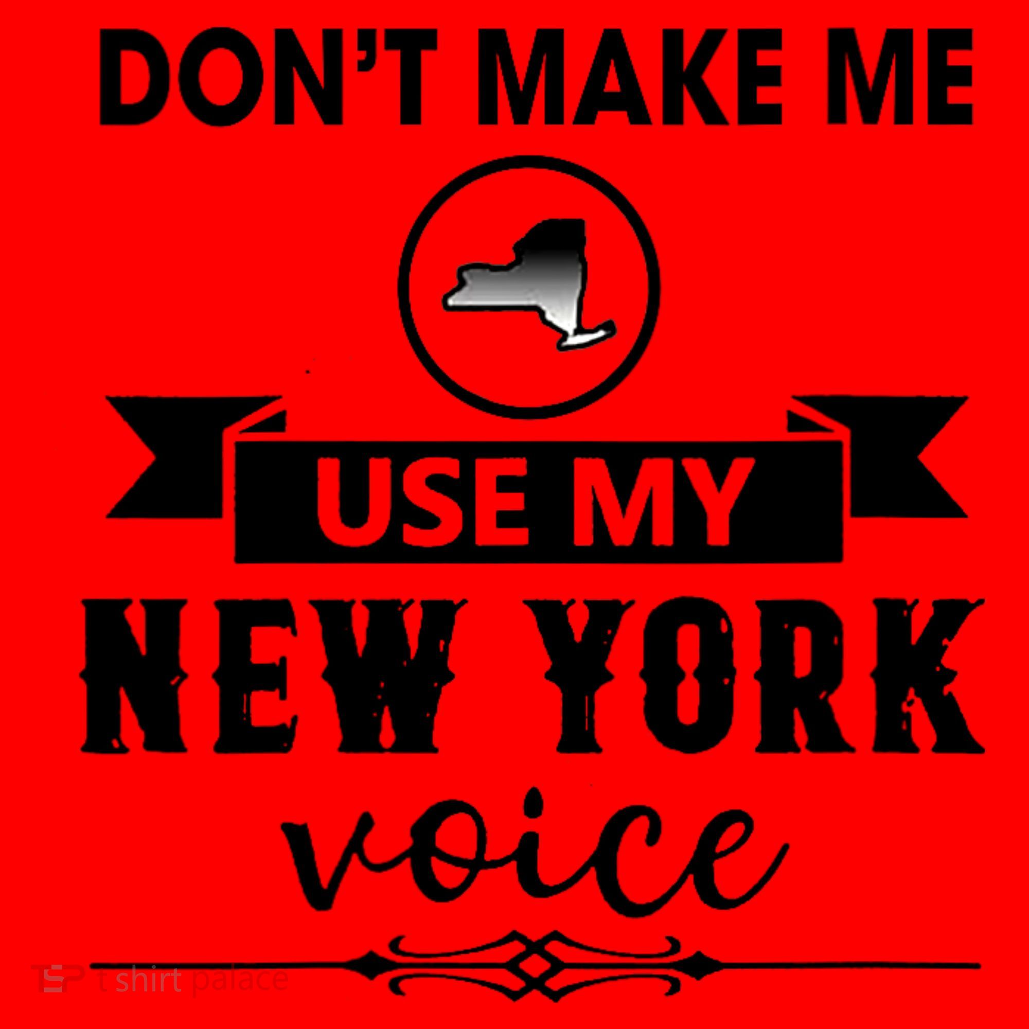 Dont Make Me Use My New York Voice Santa Hat