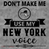 Dont Make Me Use My New York Voice Toddler Hoodie thumb 2