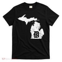 Detroit Michigan Motor City Midwest D Mitten T-Shirt thumb 0