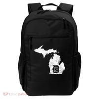 Detroit Michigan Motor City Midwest D Mitten Backpack thumb 0