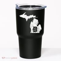 Detroit Michigan Motor City Midwest D Mitten Tumbler thumb 0