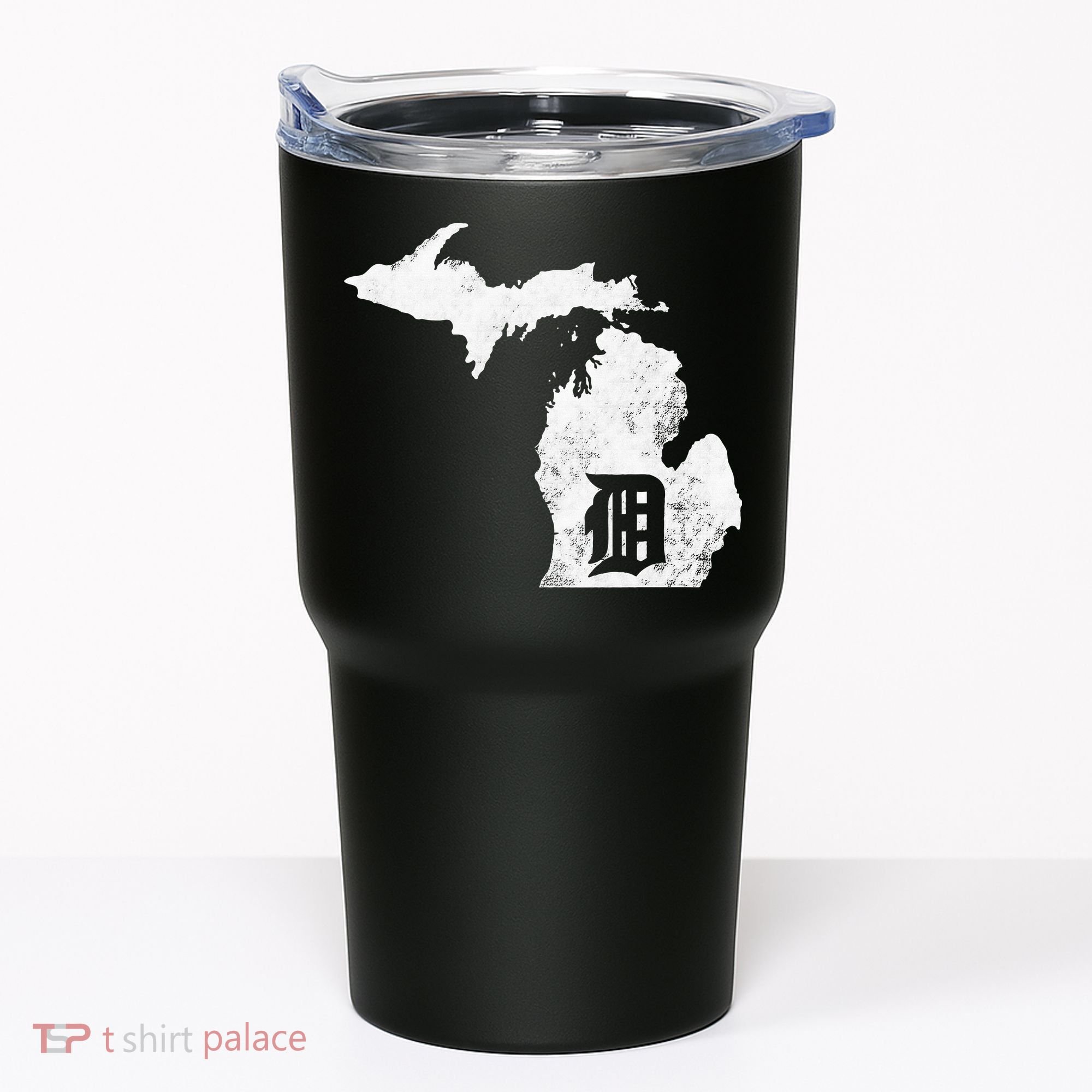 Detroit Michigan Motor City Midwest D Mitten Tumbler