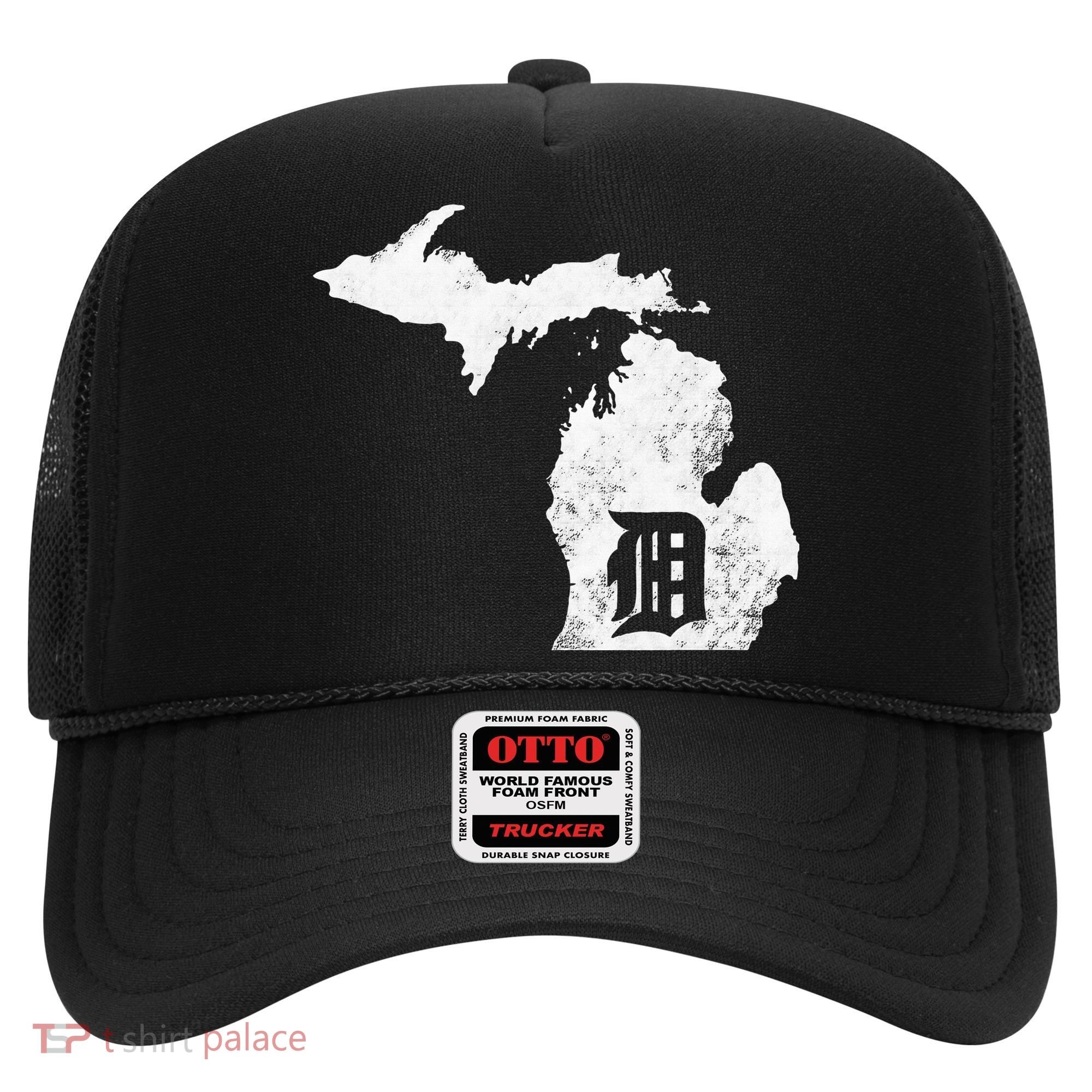 Detroit Michigan Motor City Midwest D Mitten Hat