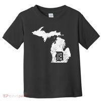 Detroit Michigan Motor City Midwest D Mitten Toddler T-Shirt thumb 0