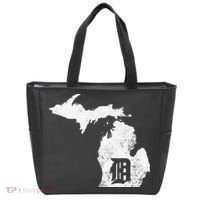 Detroit Michigan Motor City Midwest D Mitten Tote Bag thumb 0