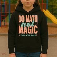 Do Math Not Show Your Work Magic Show Kids Hoodie thumb 3