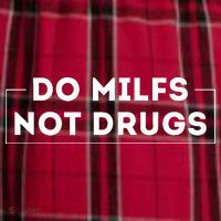 Do Milfs Not Drugs Women's Flannel Plaid Pajama Pants thumb 2