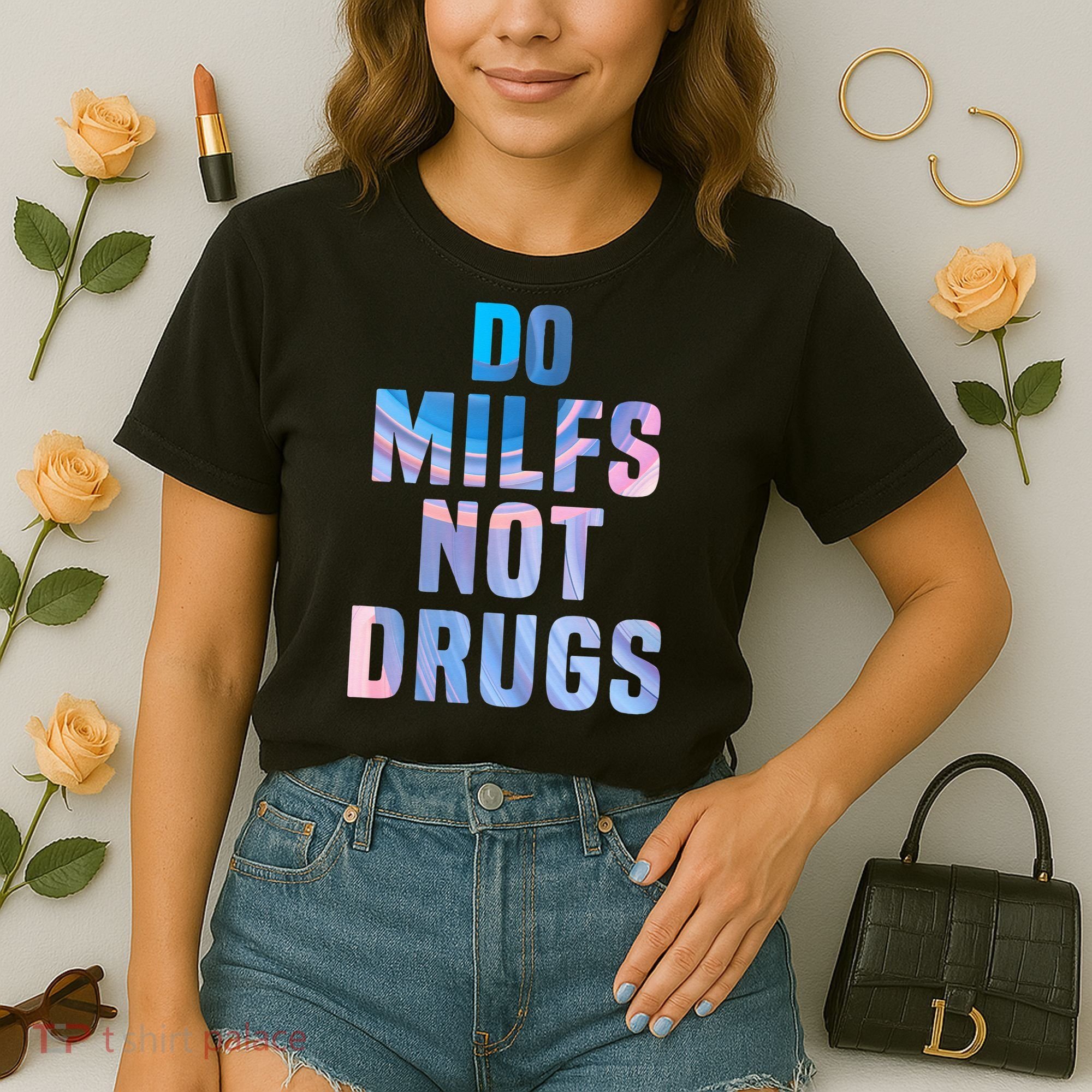 Do Milfs Not Drugs Comfort Colors Boxy T-Shirt