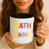 Do Math Not Magic Funny Math Teacher Back To School Coffee Mug thumb 3