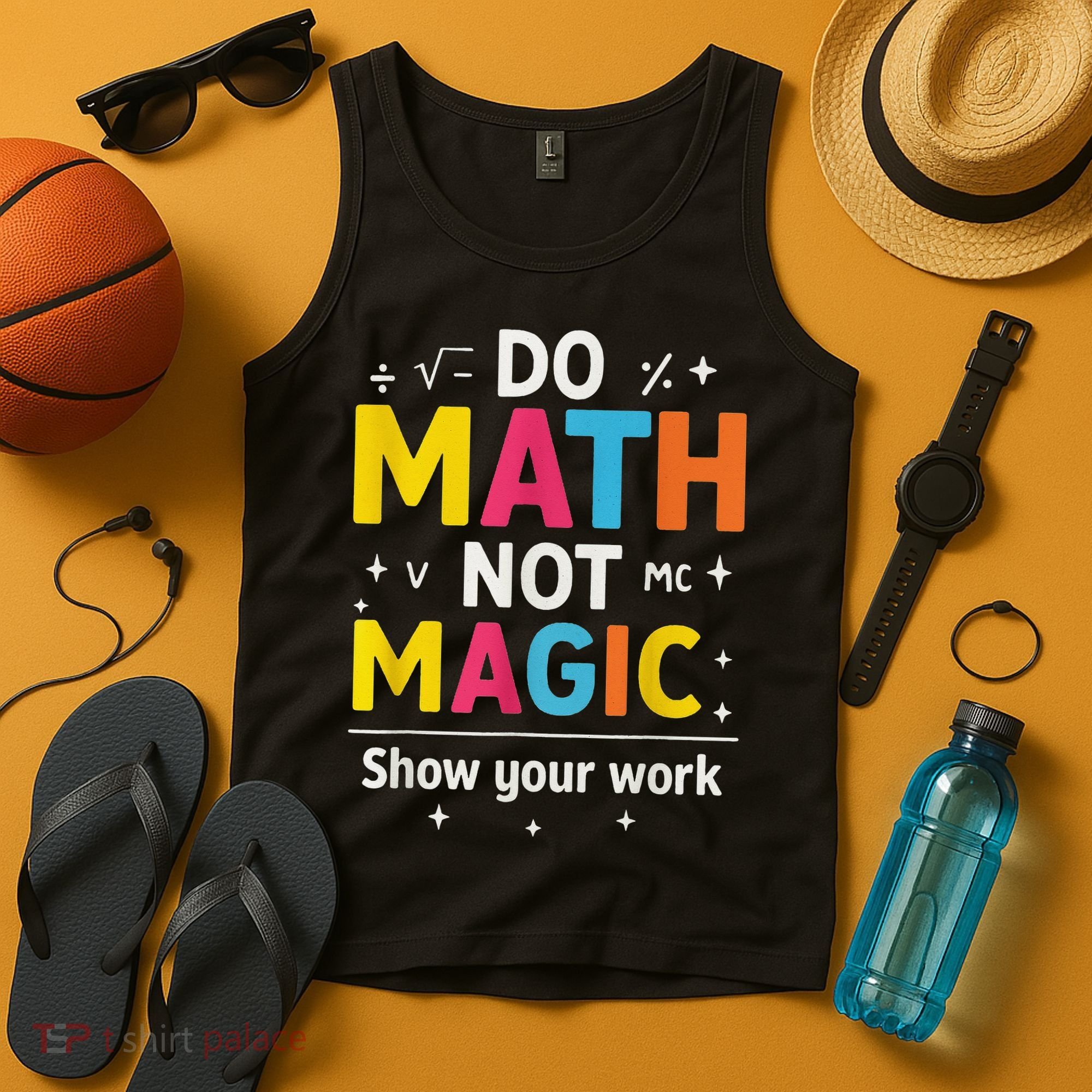 Do Math Not Magic Funny Math Teacher Back To School Tank Top