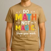 Do Math Not Magic Funny Math Teacher Back To School T-Shirt thumb 3