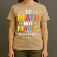 Do Math Not Magic Funny Math Teacher Back To School T-Shirt thumb 4