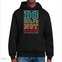 Do MILFs Not Drugs Funny District V.I.T. Heavyweight Hoodie thumb 0