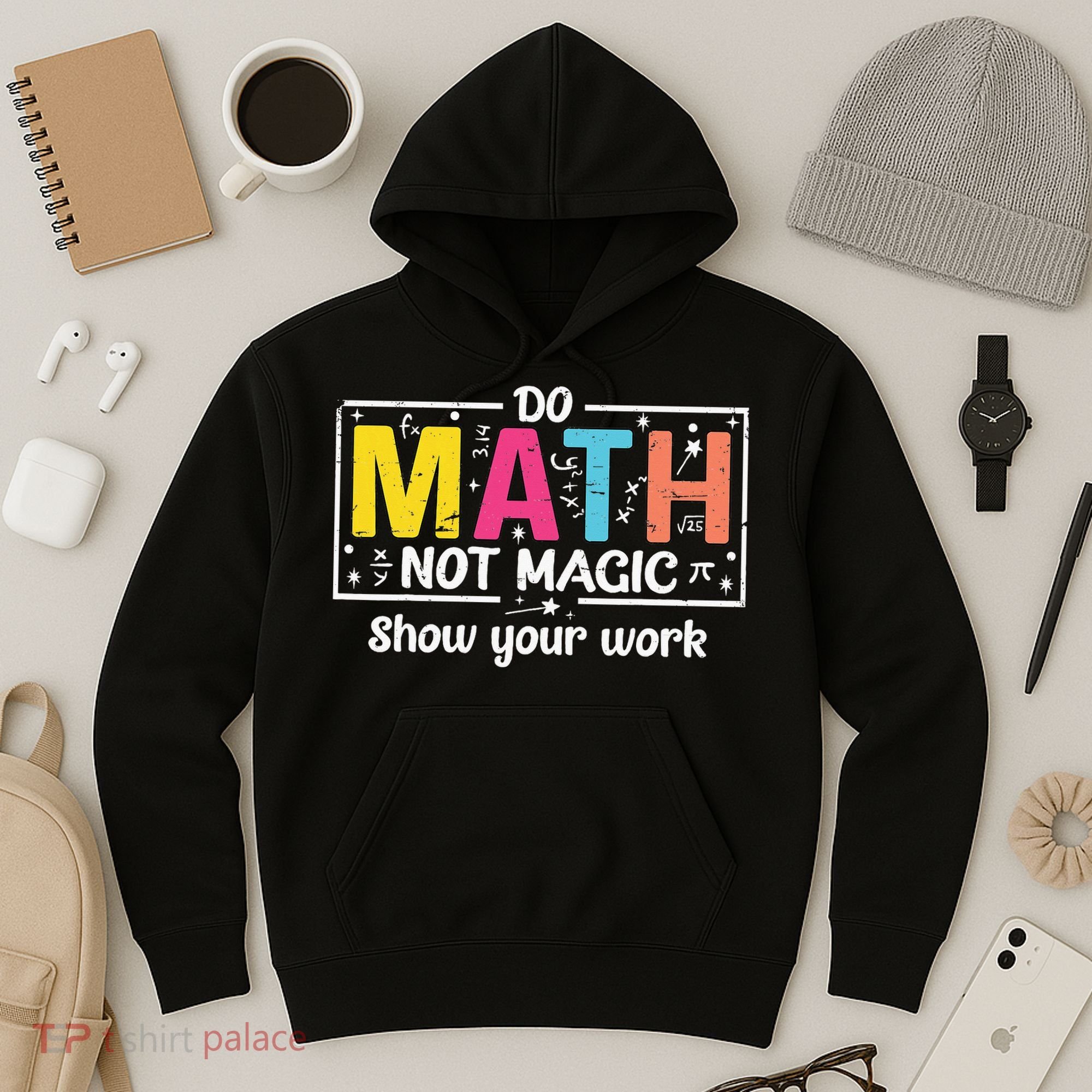 Do Math Not Magic Funny Math Teacher Back To School Hoodie