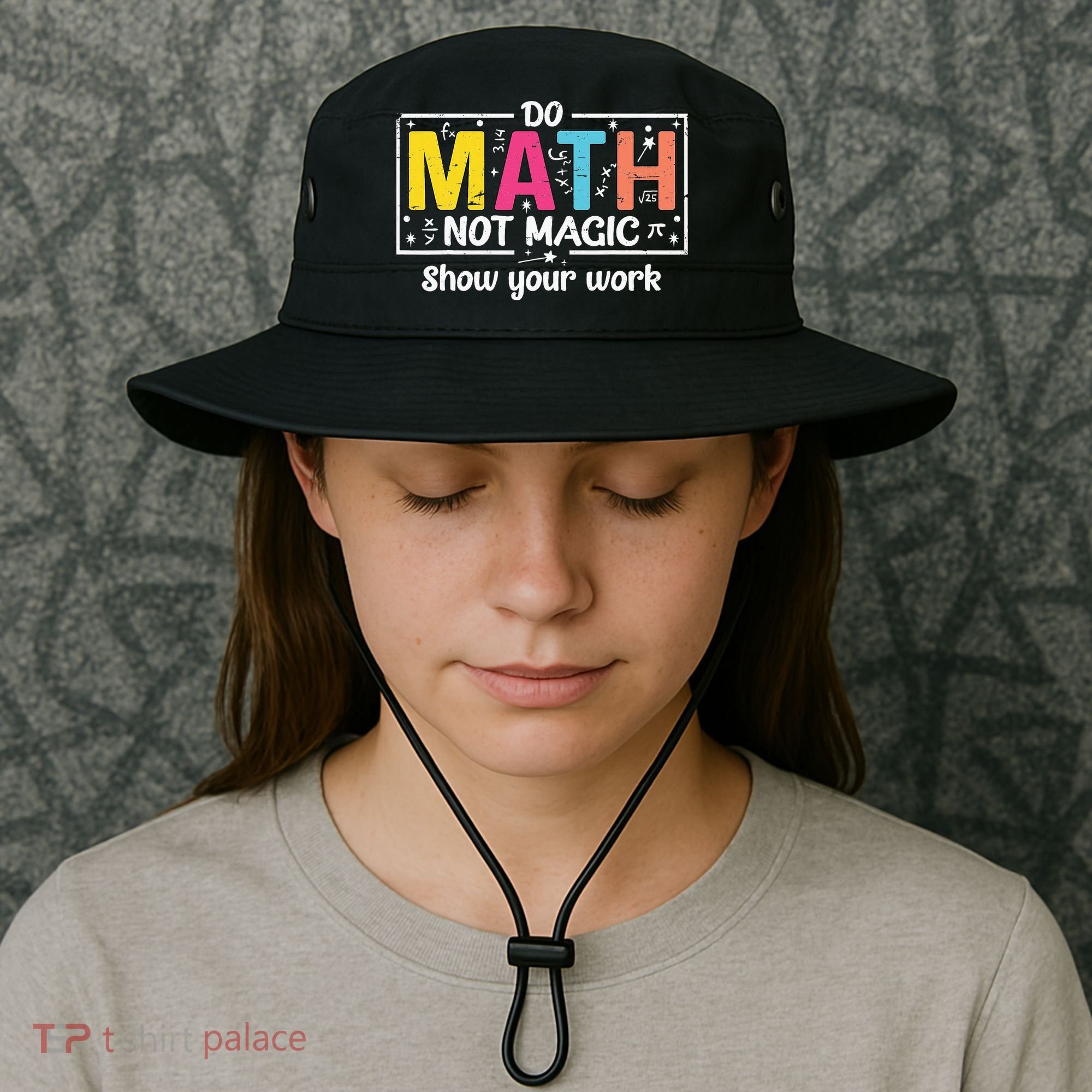 Do Math Not Magic Funny Math Teacher Back To School Bucket Hat