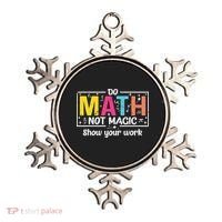 Do Math Not Magic Funny Math Teacher Back To School Ornament thumb 0