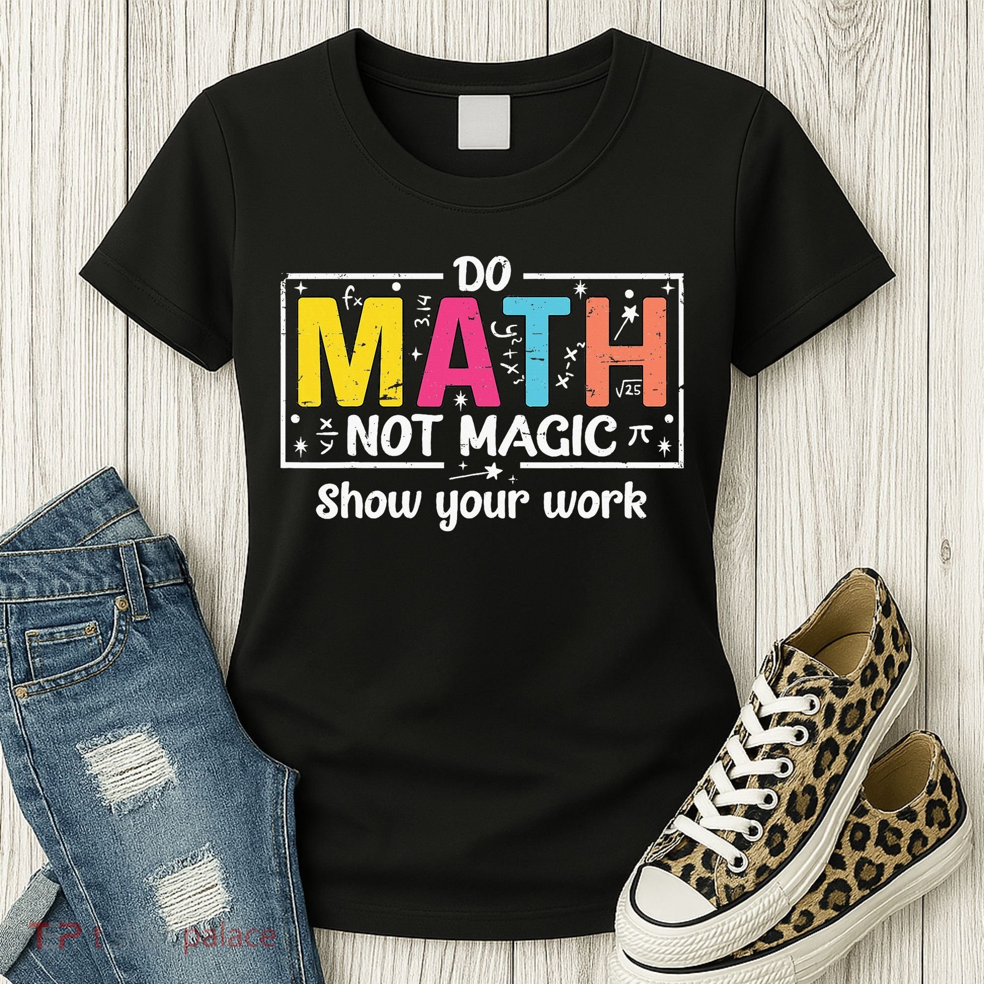 Do Math Not Magic Funny Math Teacher Back To School Women's T-Shirt