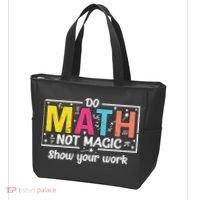 Do Math Not Magic Funny Math Teacher Back To School Tote Bag thumb 3