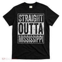 Distressed Mississippi Outfit MS Straight Outta Mississippi T-Shirt thumb 0