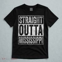 Distressed Mississippi Outfit MS Straight Outta Mississippi T-Shirt thumb 5