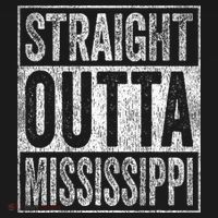 Distressed Mississippi Outfit MS Straight Outta Mississippi Mousepad thumb 1