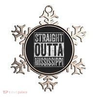 Distressed Mississippi Outfit MS Straight Outta Mississippi Ornament thumb 0