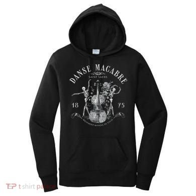 Danse Macabre Orchestra Skeleton Violin Women's Hoodie