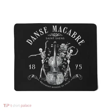Danse Macabre Orchestra Skeleton Violin Mousepad