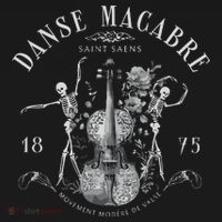 Danse Macabre Orchestra Skeleton Violin Ornament thumb 1