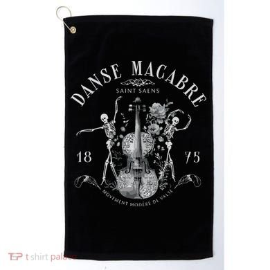 Danse Macabre Orchestra Skeleton Violin Golf Towel