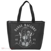 Danse Macabre Orchestra Skeleton Violin Tote Bag thumb 0