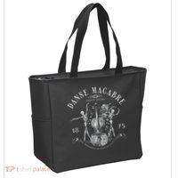 Danse Macabre Orchestra Skeleton Violin Tote Bag thumb 2