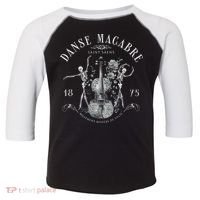 Danse Macabre Orchestra Skeleton Violin Toddler Fine Jersey T-Shirt thumb 0