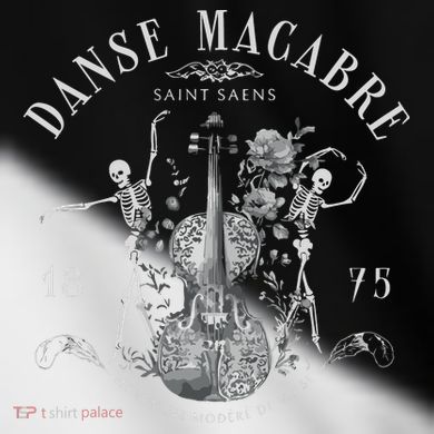 Danse Macabre Orchestra Skeleton Violin Toddler Fine Jersey T-Shirt