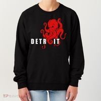 Detroit Michigan Octopus Kraken Downtown Motor City Women's Sweatshirt thumb 0
