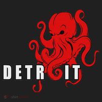 Detroit Michigan Octopus Kraken Downtown Motor City Women's Sweatshirt thumb 2