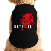 Detroit Michigan Octopus Kraken Downtown Motor City Doggie Tank thumb 0