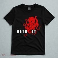 Detroit Michigan Octopus Kraken Downtown Motor City T-Shirt thumb 5