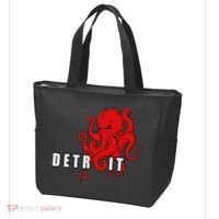 Detroit Michigan Octopus Kraken Downtown Motor City Tote Bag thumb 3