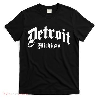 Detroit Michigan Old School Design Classic T-Shirt