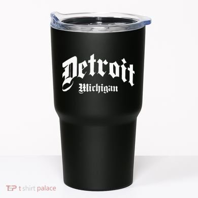 Detroit Michigan Old School Design Classic Tumbler