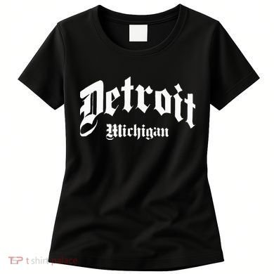 Detroit Michigan Old School Design Classic Women's T-Shirt