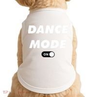 Dance Mode ON Cute Women Girl Dance Gift Doggie Tank thumb 0