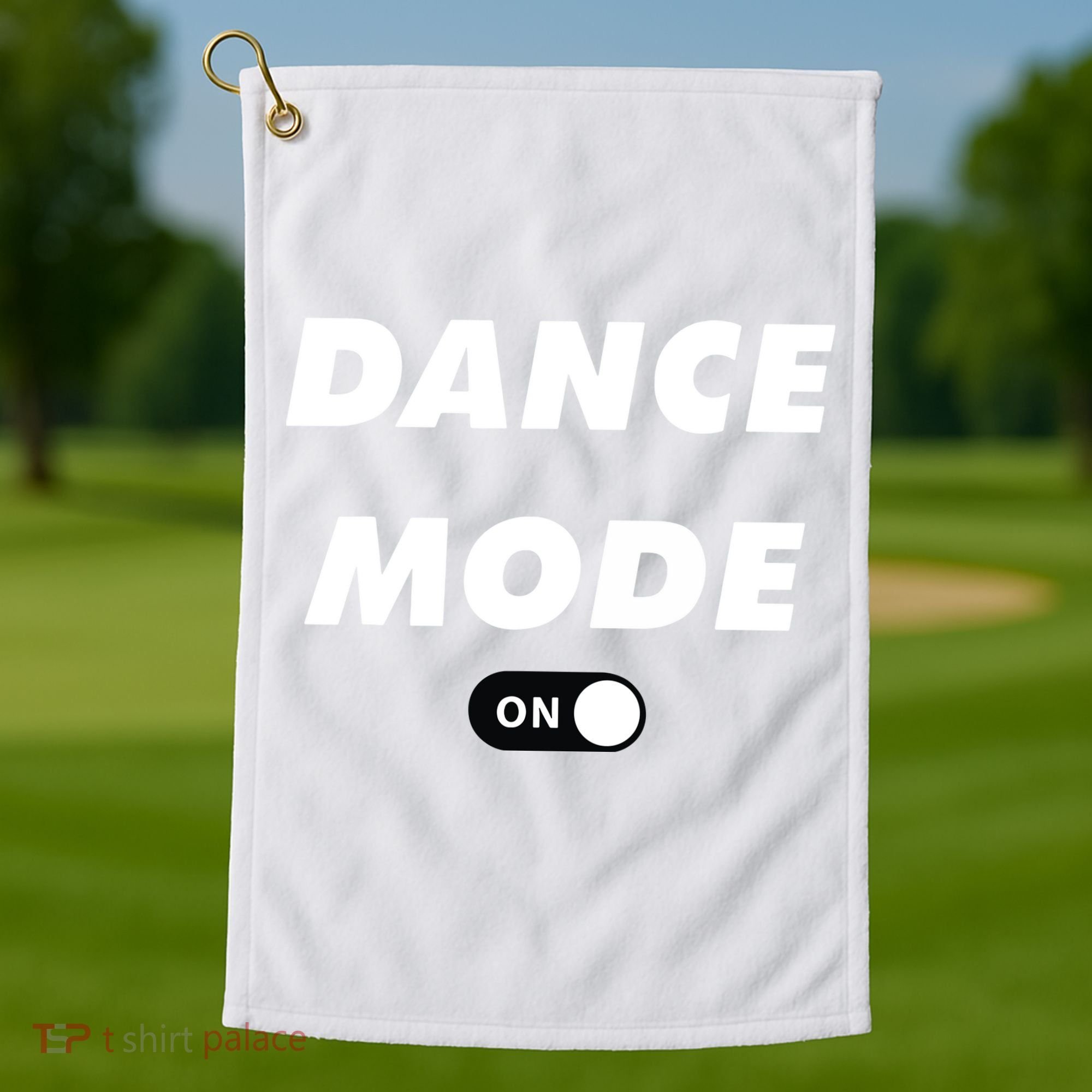 Dance Mode ON Cute Women Girl Dance Gift Golf Towel