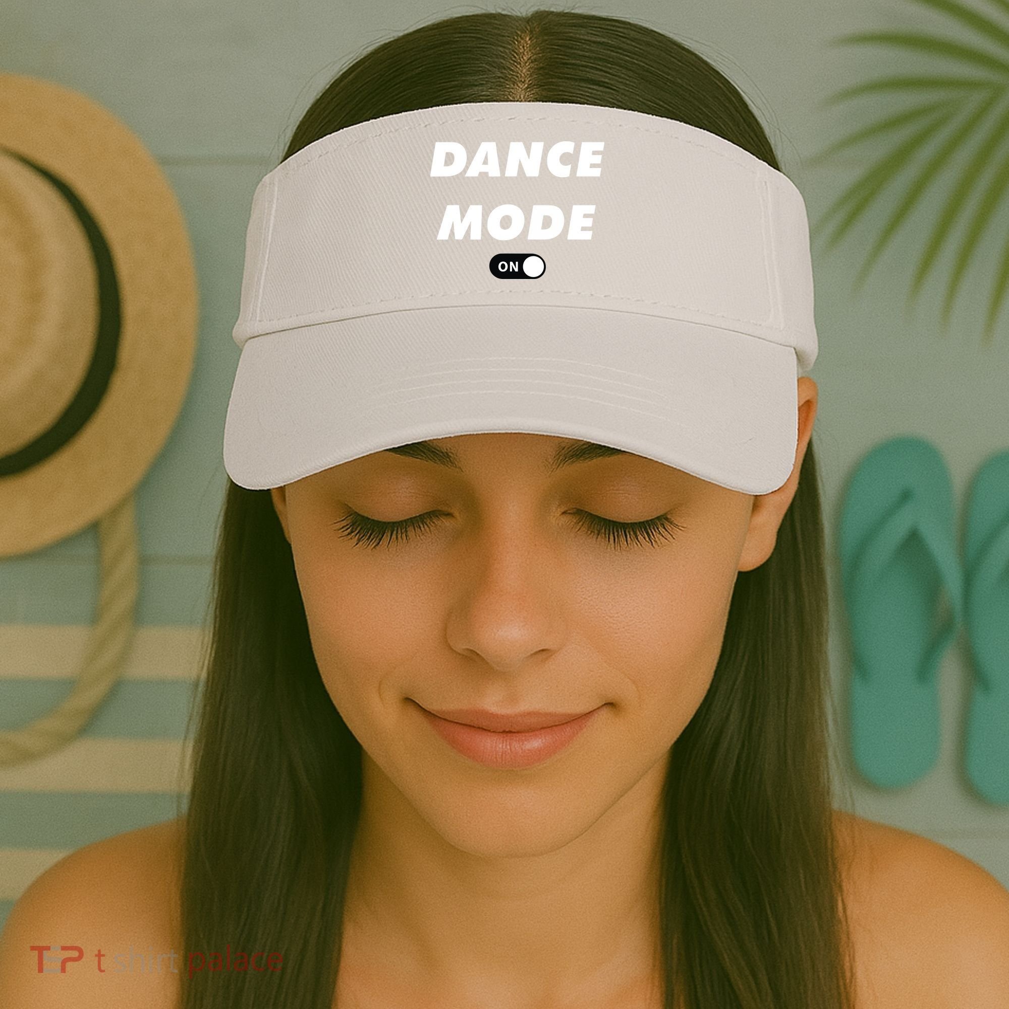 Dance Mode ON Cute Women Girl Dance Gift Visor