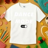 Dance Mode ON Cute Women Girl Dance Gift Kids T-Shirt thumb 3