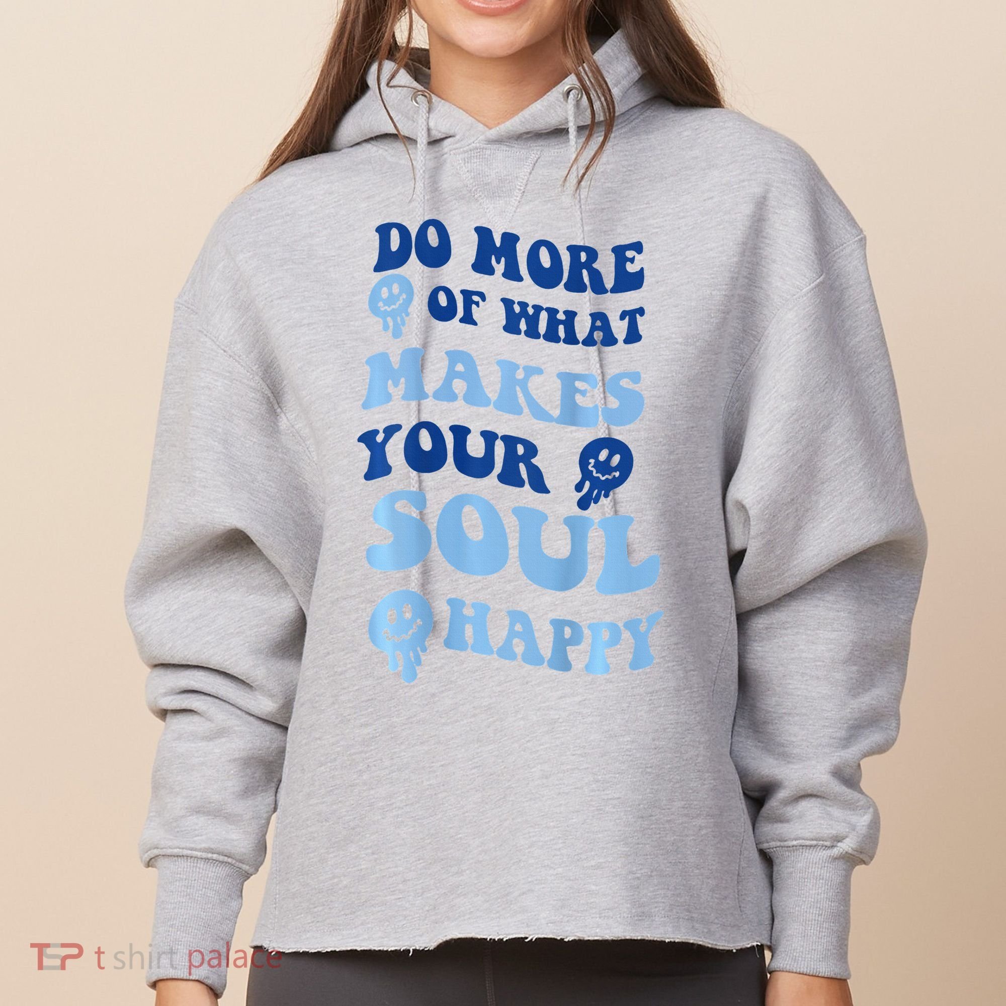 Do More Of What Makes Your Soul Happy  Ladies Heavyweight Boxy Pullover Hoodie