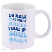Do More Of What Makes Your Soul Happy  11oz C Handle Ceramic Mug thumb 0