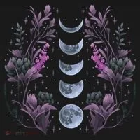 Dark Moon Phases Doggie Tank thumb 4