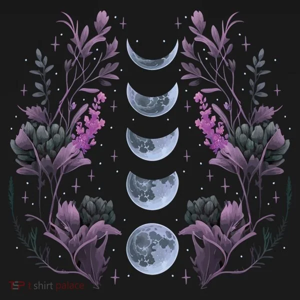 Dark Moon Phases Doggie Tank